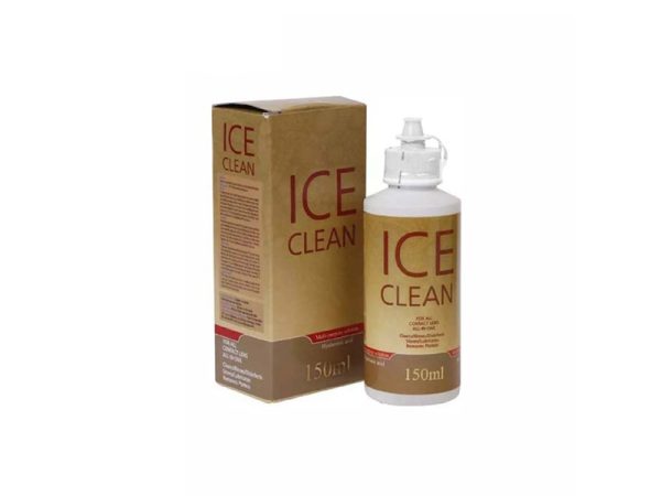 مایع لنز آیس کلین ICE CLEAN حجم 120 میل