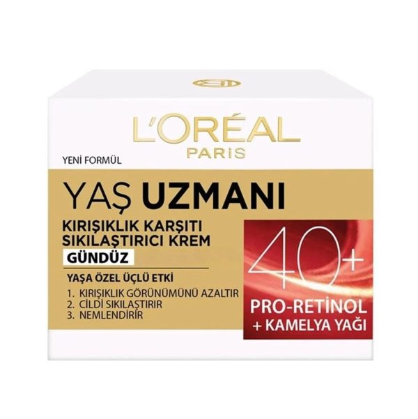 کرم آبرسان ضد چروک loreal +40 YAS UZMANI