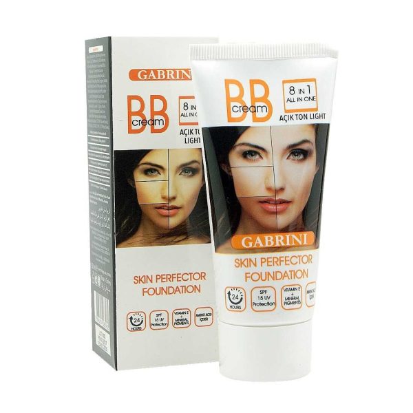 کرم پودر GABRINI مدل BB ACIK TON LIGHT حجم 50 میل