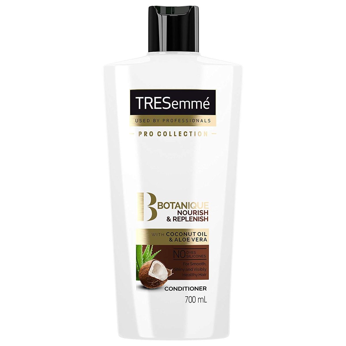 شامپو ترزمه TRESEMME سفید نرم کننده مدل COCONUT OIL & ALOE VERA حجم 700 میلی لیتر - Image 1