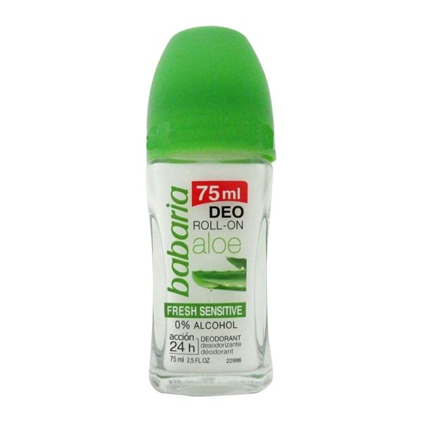 مام رول باباریا Babaria مدل FRESH SENSITIVE سبز حجم 75 میلی لیتر