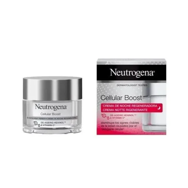 کرم آبرسان شب نوتروژینا Neutrogena مدل CELLULAR BOOST حجم 50 میلی لیتر