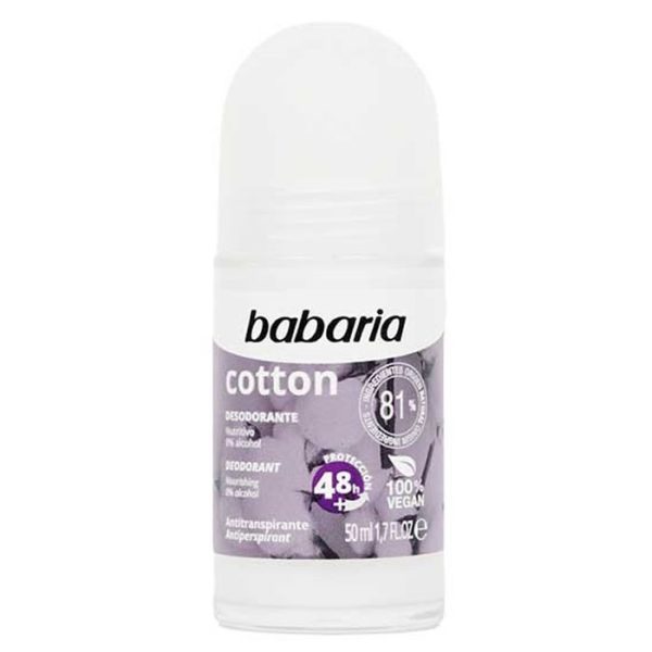 مام رول باباریا Babaria مدل cotton (بنفش) حجم 50 میلی لیتر