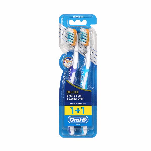 مسواک اورال بی - Oral B - مدل PRO-FLEX - بسته 2 عددی
