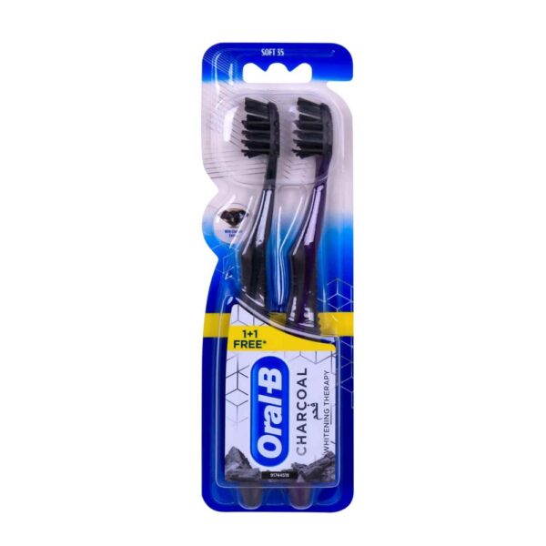 مسواک اورال بی - Oral B - مدل زغالی بسته 2 عددی