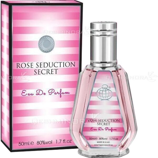 ادکلن فرگرانس ورد (Fragrance World) مدل ROSE SFDUCTION SECRET - حجم 50 میل