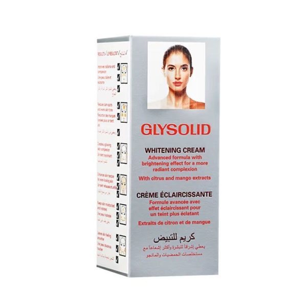 کرم روشن کننده پوست گلیسولید - GLYSOLID - حجم 50 میل