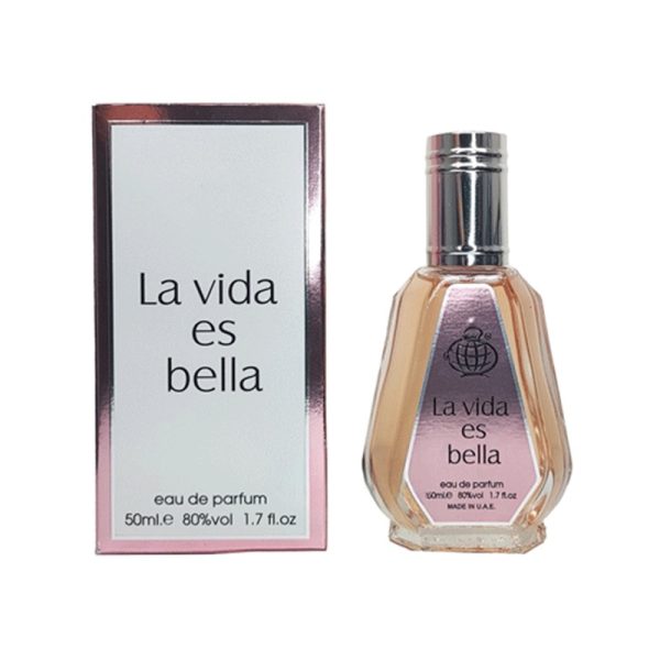 ادکلن فرگرانس ورد (Fragrance World) مدل LA VIDA ES BELLA - حجم 50 میل