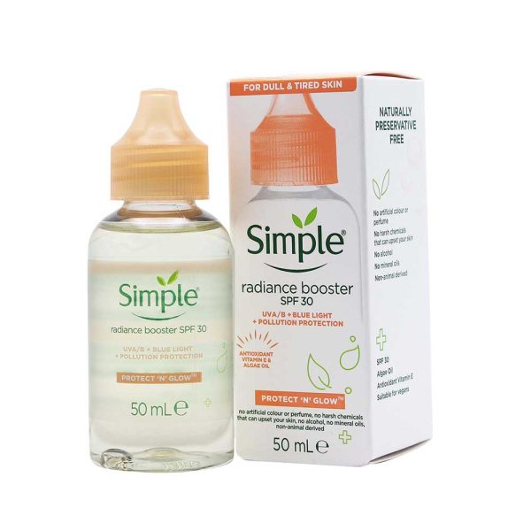 سرم پوست جوانساز spf 30 سیمپل SIMPLE - حجم 50 میل