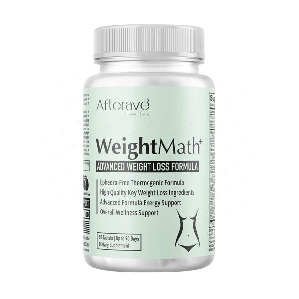 قرص WEIGHT MATH برند AFTERAVE - قوطی 90 عددی