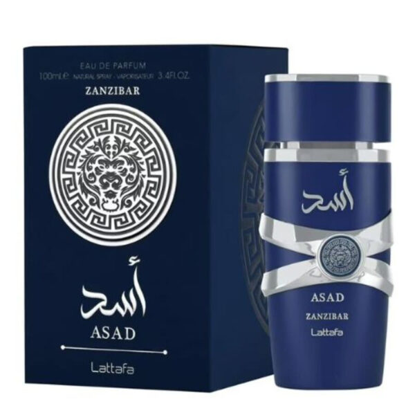 ادکلن لطافه LATTAFA - مدل اسد ASAD آبی - حجم 100 میل