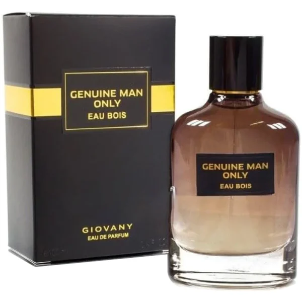 ادکلن فرگرانس ورد (Fragrance World) زنانه مدل GENUINE MAN ONLY EAU BOIS P حجم 100 میل