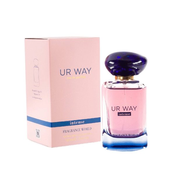 ادکلن فراگرنس ورد (Fragrance World) زنانه مدل UR WAY intense حجم 100 میلی لیتر