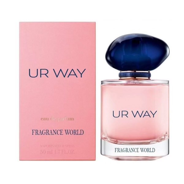 ادکلن فرگرانس ورد (Fragrance World) زنانه مدل UR WAY حجم 100 میلی لیتر