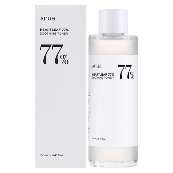 تونر آنوا ANUVA مدل 77% تسکین دهنده و آبرسان حجم 250 میل