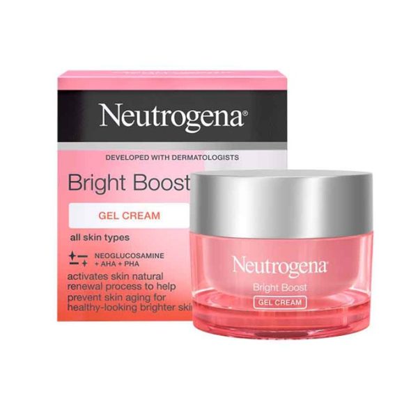 کرم آبرسان شب نوتروژینا Neutrogena مدل BRIGHT BOOST  حجم 50 میلی لیتر