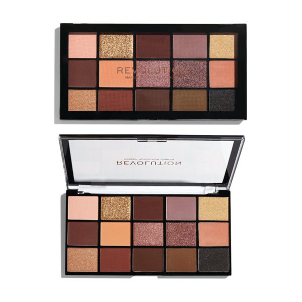 پالت سایه 15 رنگ رولوشن مدل VELVET ROSE