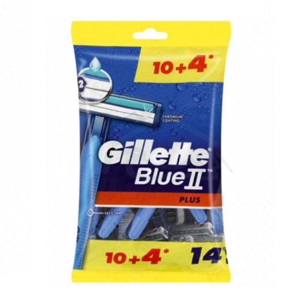 خودتراش ژیلت مدل Blue 2 بسته 14 عددی