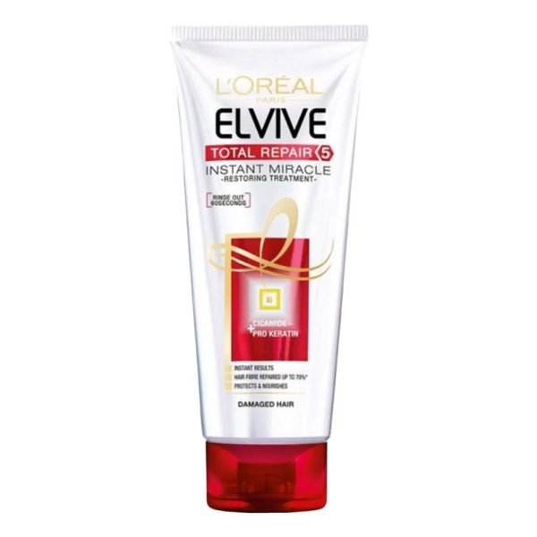 ماسک موی لورال ترمیم کننده  TOTAL REPAIR 5_ LOREAL تیوپی حجم 200 میل