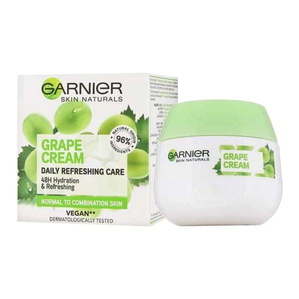 کرم آبرسان گارنیر (Garnier) مدل grape cream حجم 50 میلی لیتر