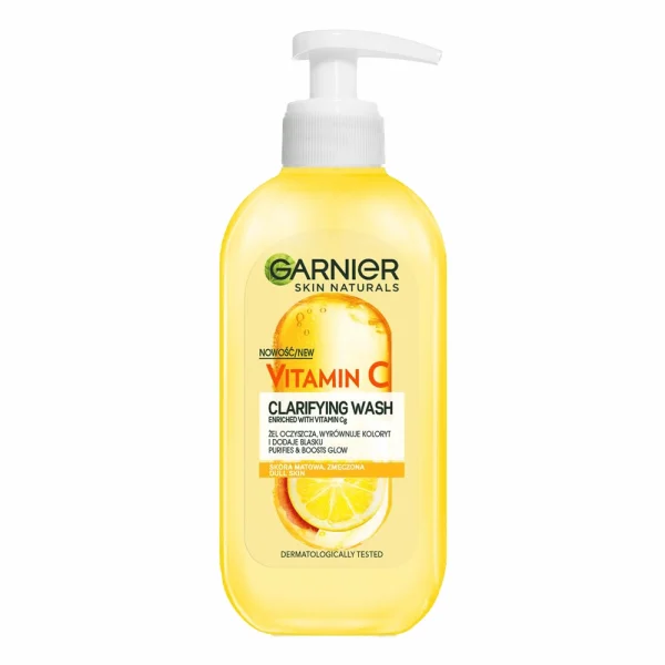 ژل شستشو گارنیر GARNIER مدل VITAMIN C حجم 200 میلی لیتر