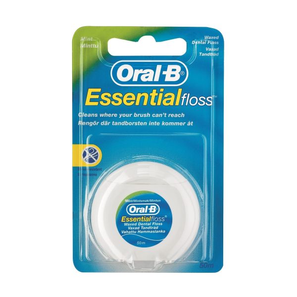 نخ دندان اورال بی مدل Essential floss با رایحه نعنا
