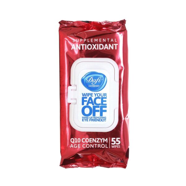 دستمال مرطوب دافی FACE OFF مدل آنتی اکسیدانت 55 برگی