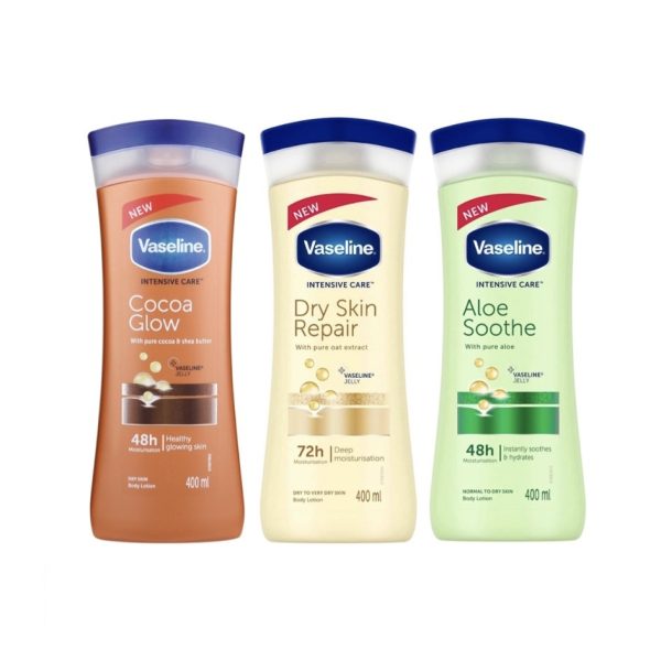 لوسیون بدن وازلین VASELINE - حجم 400 میل - جور