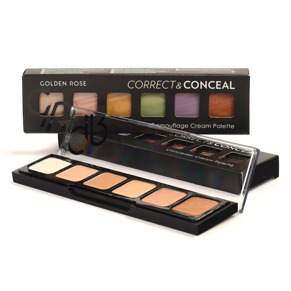 پالت گریم گلدن رز 6رنگ CONCEALER CREAM PALETTE