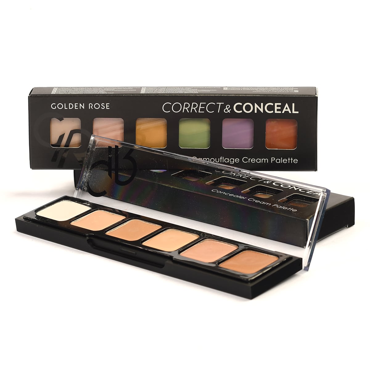 DSC_2484-min پالت گریم گلدن رز 6رنگ CONCEALER CREAM PALETTE - Image 1
