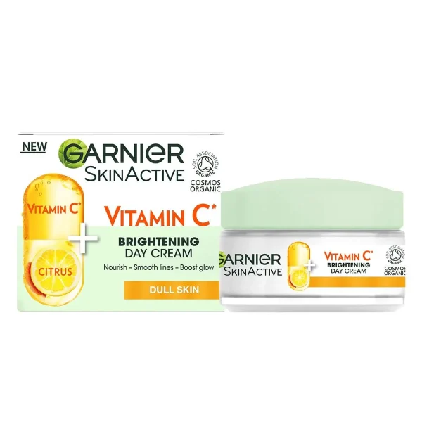 ژل کرم آبرسان کاسه ای گارنیر GARNIER مدل VITAMIN C - حجم 50 میل