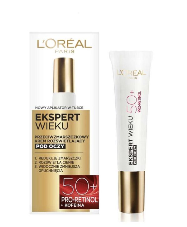 کرم دور چشم لورآل LOREAL مدل YAS UZMANI +50 - حجم 15 میلی لیتر