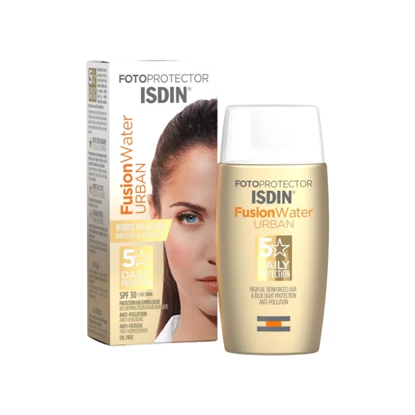 ضد آفتاب ISDIN ایزدین - SPF30 -مدل FUSIONWATER URBAN