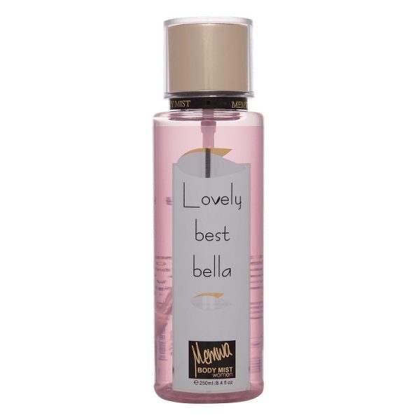 بادی میست مموا Memwa مدل Lovely Best Bella حجم 250 میلی لیتر