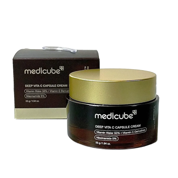 کرم مدیکیوب MEDICUBE مدل کپسولی ویتامین C حجم 55 گرم