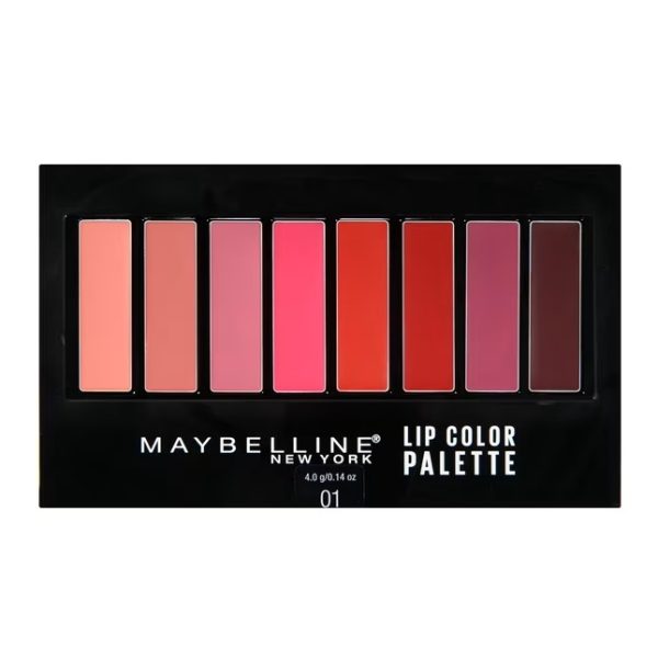پالت رژ لب میبلین Maybelline مدل 8 رنگ