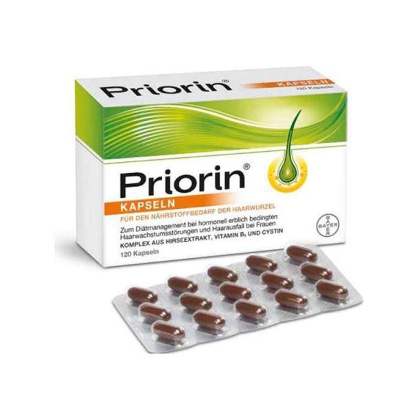 قرص تقویت و ضد ریزش مو پریورین PRIORIN تعداد 120 عددی