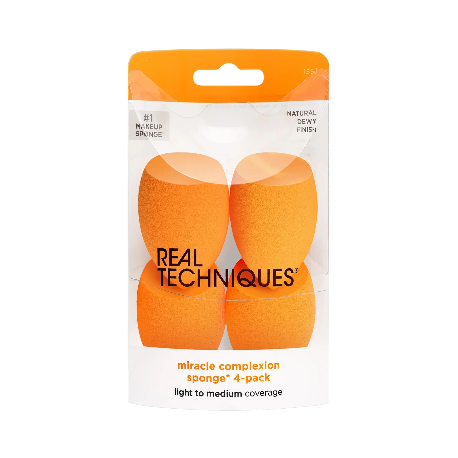 Real-Techniques-4-Miracle-Complexion-Sponges-079625915532-2500x2500 پد آرایشی ریل تکنیک REAL TECHNIQUES مدل اشکی 4 عددی (های کپی) - تصویر 1