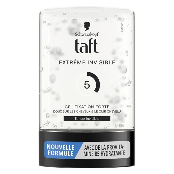 ژل مو تافت Taft مدل EXTREME INVISIBLE بی رنگ شماره 5 حجم 300 میل لیتر