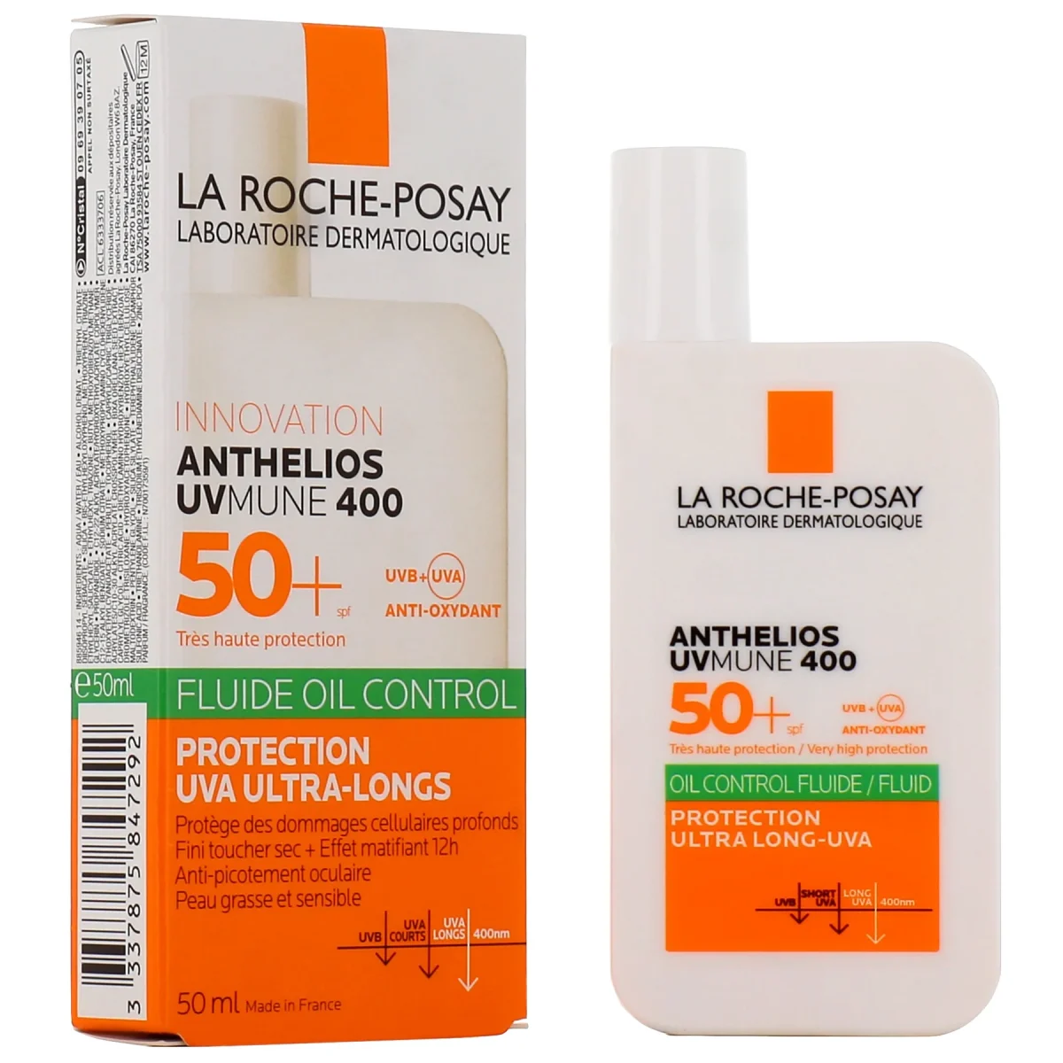 ضد آفتاب فلوییدی بی رنگ لاروش پوزای LA ROCHE-POSAY - حجم 50 میل - Image 1