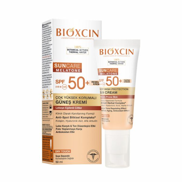 کرم ضد آفتاب بی رنگ ضد لک SPF50 Blemish Prone بيوکسين 50 ميل