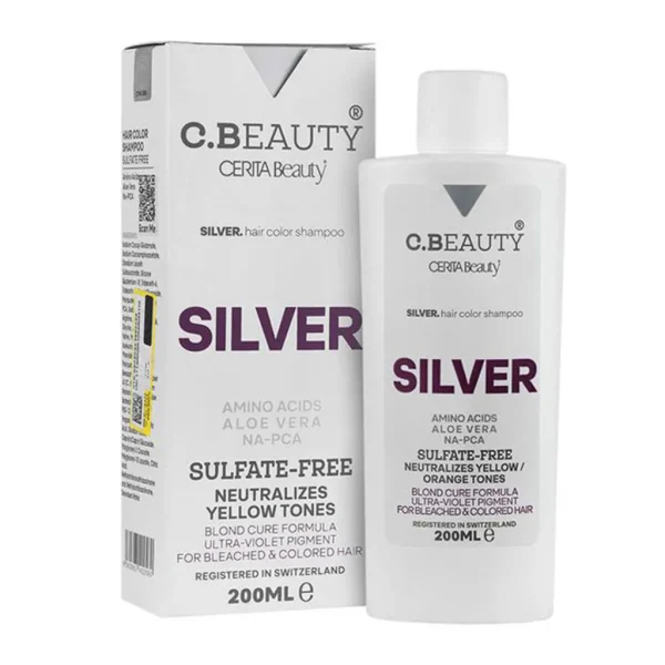 شامپو رنگساژ فاقد سولفات سریتا مدل SILVER - حجم 200 میل