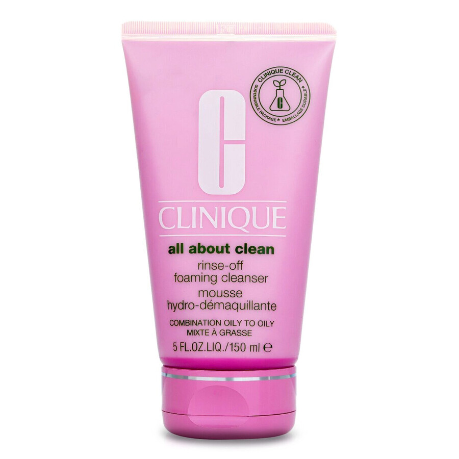 clinique-rinseoff-foaming-cleanser-50-oz-020714015459 شوینده کلینیک CLINIQUE مدل پوست چرب و مختلط حجم 150 میل - Image 1