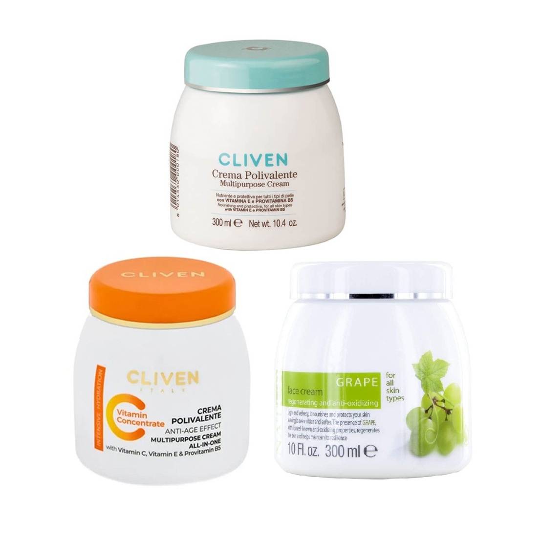 cliven-multi-purpose-cream-italy-1-imageonline.co-merged کرم آبرسان کلیون CLIVEN جور - حجم 300 میل - Image 1