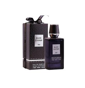 ادکلن فراگرنس ورد (Fragrance World) مردانه مدل Black Leather حجم 100 میلی لیتر