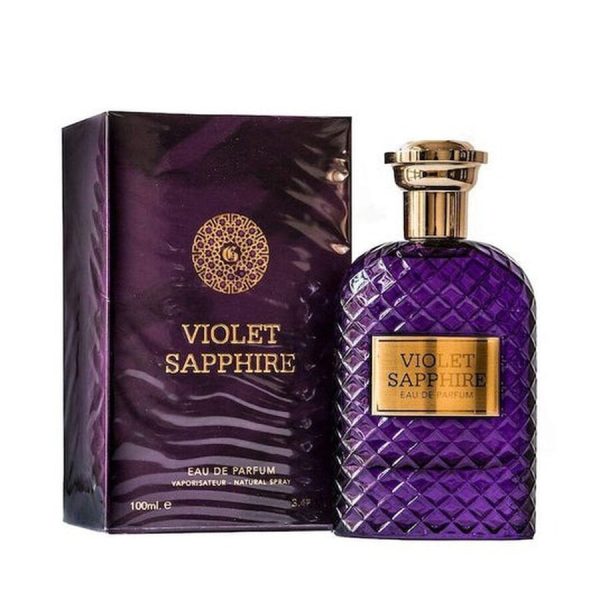 ادکلن فرگانس مدل violet sapphire حجم 100 میل