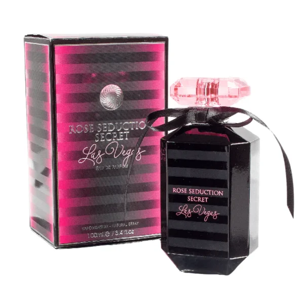 ادکلن فرگرانس ورد (Fragrance World) مدل rose seduction secret las vegas حجم 100 میل