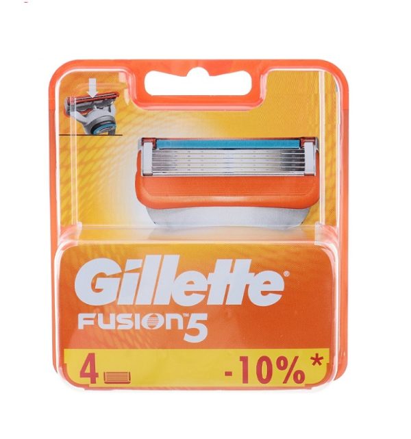 تیغ یدک ژیلت Gillette فیوژن Fusion5 بسته 4 عددی