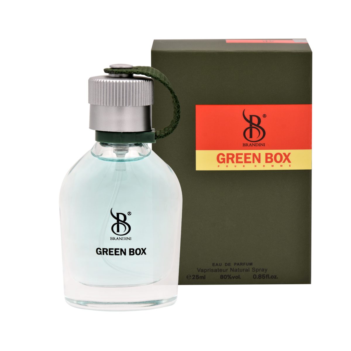 ادکلن برندینی گرین باکس Green box مردانه حجم 25 میلی لیتر - Image 1
