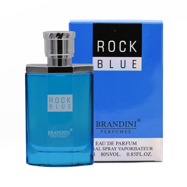 ادکلن برندینی راک بلو Rock blue مردانه حجم 25 میلی لیتر